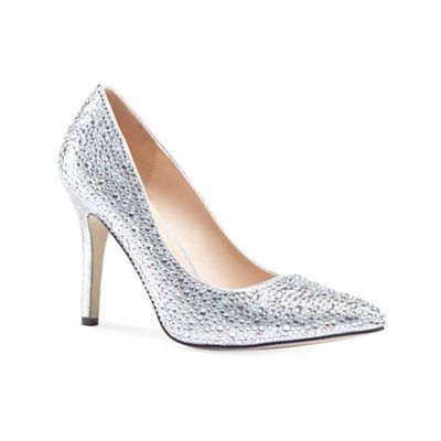 Pink by Paradox London Embellished crystal 'Aiesha' court shoe
